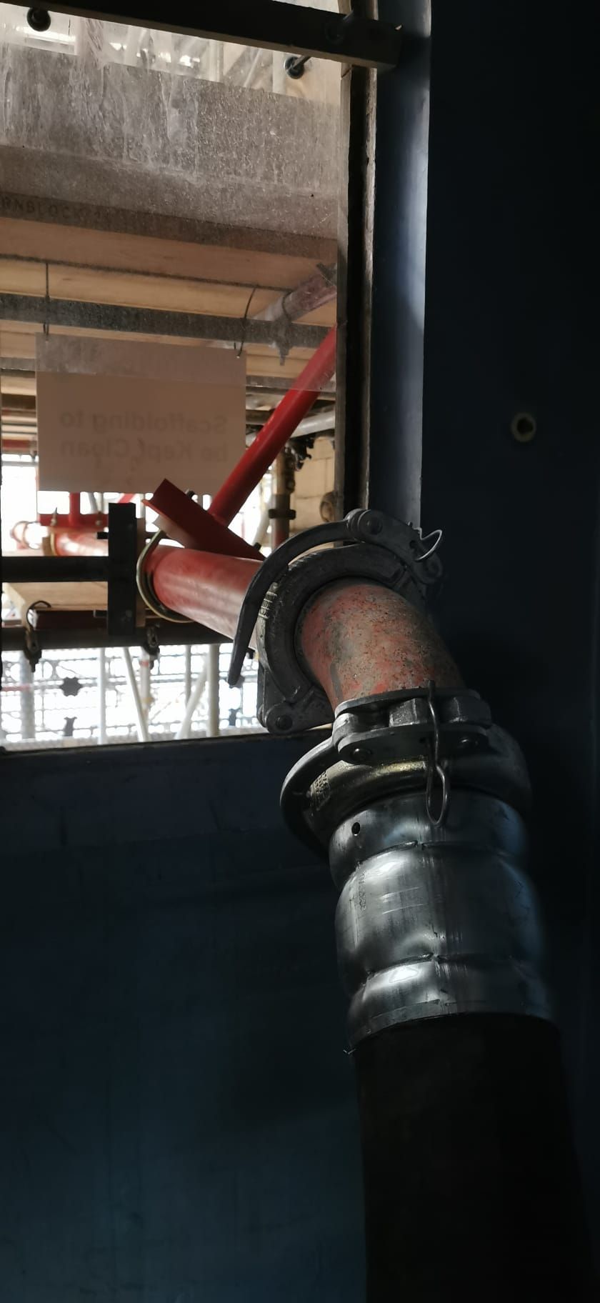 Concrete Pump Riser Risers across Manchester City Centre - Macfarlane Concrete Pumping ...