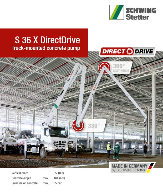 Schwing S 36 X DirectDrive Pump